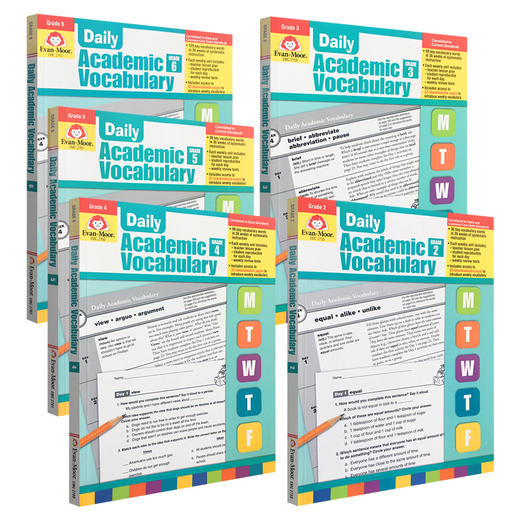 【Evan-Moor Best】Daily Academic Vocabulary TE 每日练习系列 专业词汇 完整版 商品图1