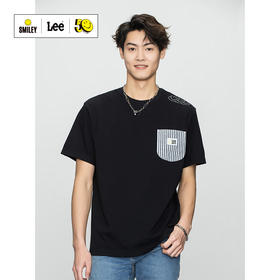 【Smiley®联名】Lee22春夏新品舒适印花多色男短袖T恤LMT001566