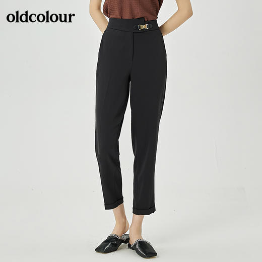 oldcolour2022夏季新品通勤简约西装裤女O21073109 商品图6