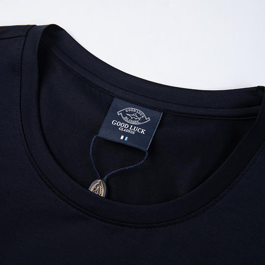 GOOD LUCK/德鲨烫钻印花亲肤柔软圆领短袖T恤LY23572 商品图6
