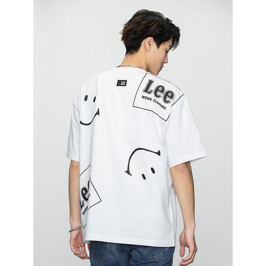 【Smiley®联名】Lee22春夏新品舒适印花多色男短袖T恤LMT001562 商品图1