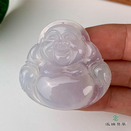 派瑞翡翠 翡翠佛 冰种 白色 商品图2