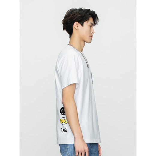 【Smiley®联名】Lee22春夏新品舒适印花多色男短袖T恤LMT001566 商品图3