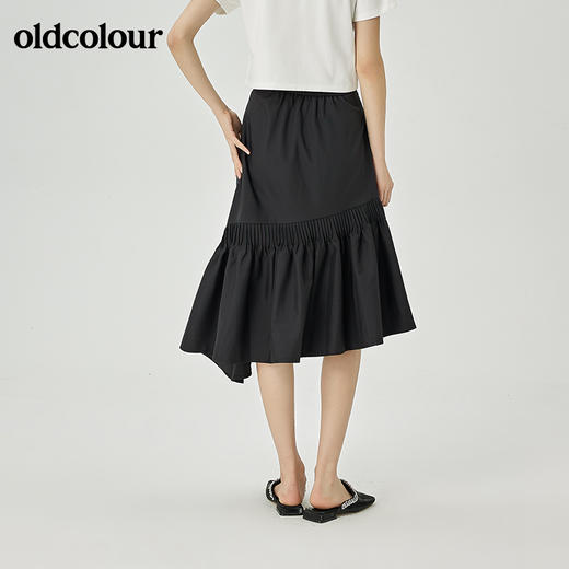 oldcolour夏季新品通勤简约半身裙O21063187 商品图4