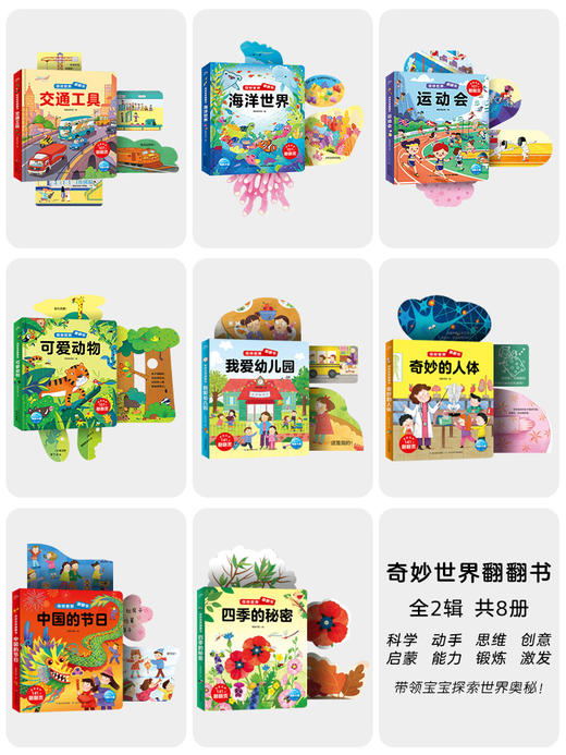 【点读版】奇妙世界翻翻书：全2辑 商品图2