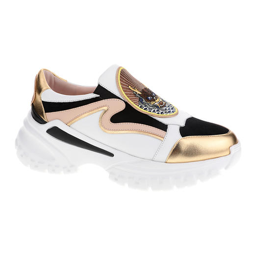 sheme《中国游龙》系列原创文化意大利设计师设计年轻时尚个性刺绣真皮老爹鞋可定制 商品图1