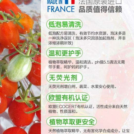 逸乐舒蔬菜水果专用洗涤剂1L 商品图1