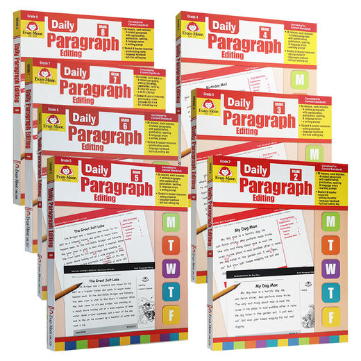 Evan-Moor Daily Paragraph Editing TE 每日练习系列 段落编辑 完整版 商品图1