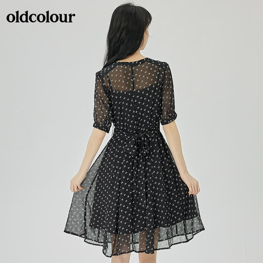 oldcolour2022夏季新品休闲通勤连衣裙O21101104 商品图0