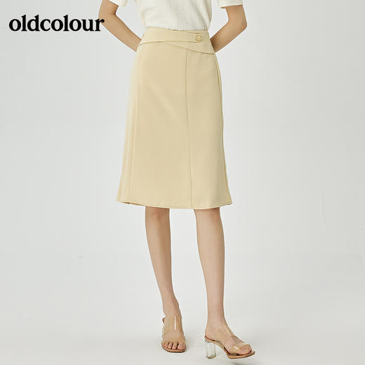 oldcolour2022夏季新品休闲通勤半身裙O21063176 商品图1