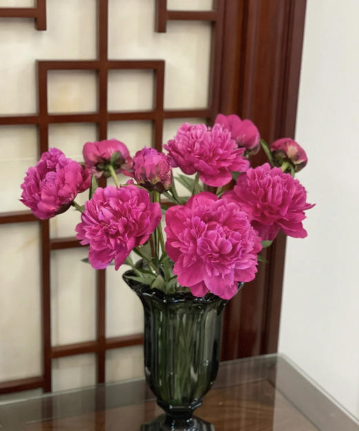 【爱你如初】芍药  - 红富士 深玫红色  10枝/扎 商品图4