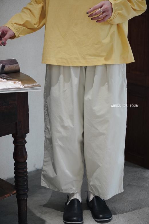 ORDINARYFITS卡其绿深蓝灰白直筒阔腿裤 商品图3