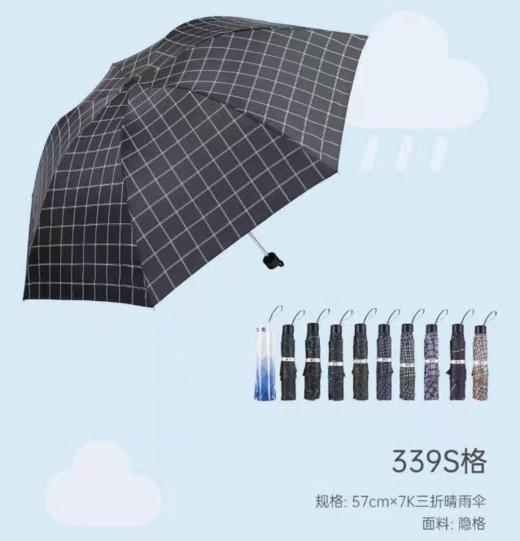 【团购展示】天堂伞三折晴雨伞 商品图0