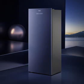 海尔（Haier）冷柜BD-152WGHS9B8立式冷冻柜深海蓝