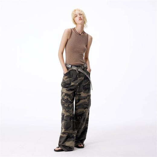 NUTH‘Unisex’ 混纱做旧背心打底衫修身百搭无袖上衣 男女同款 商品图2