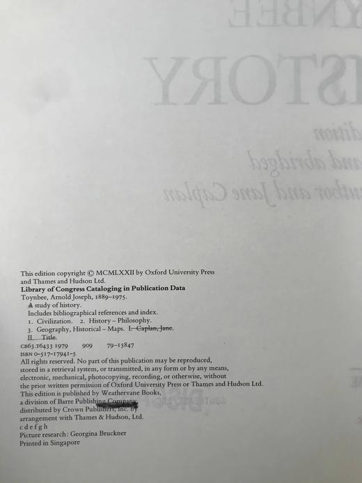 汤因比《历史研究》 400余幅插图 精装大16开 商品图5