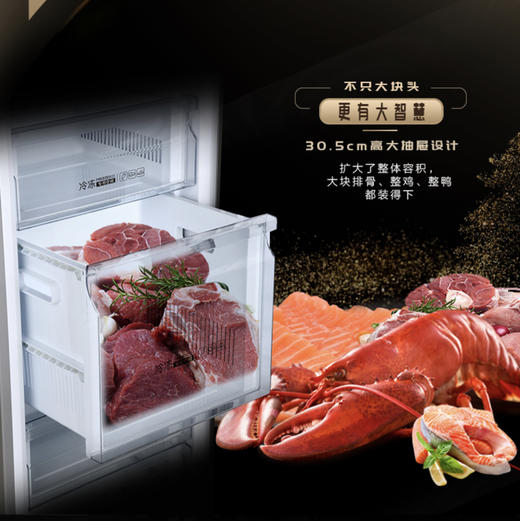 海尔（Haier）冷柜BD-138W小富豪炫金 商品图7