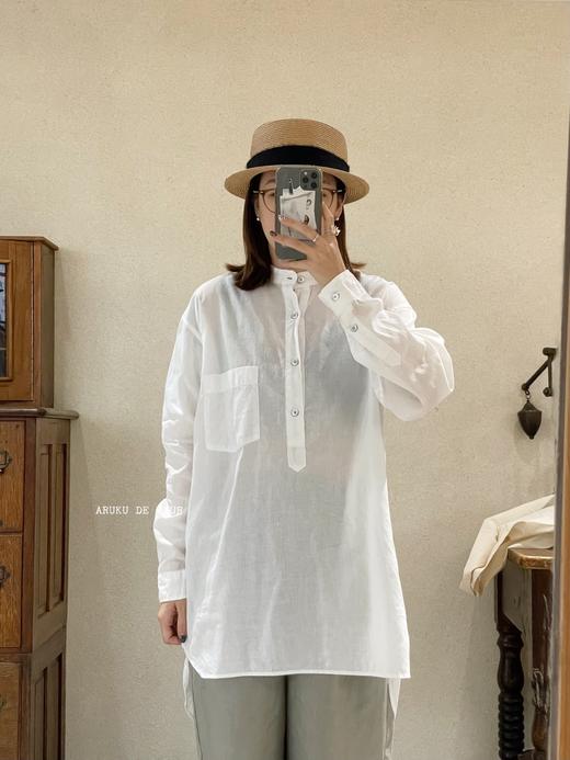 RINEN卡其/白色衬衫 商品图6