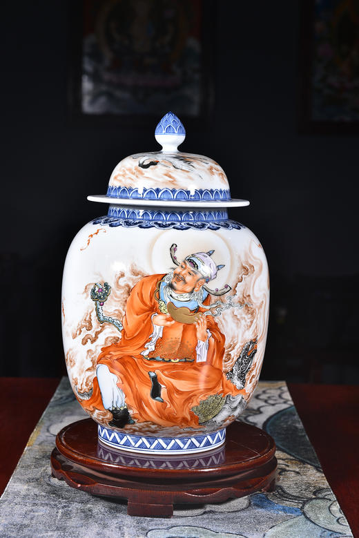 杨海新：招财纳福盖罐 商品图0