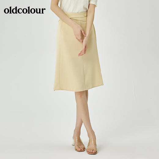 oldcolour2022夏季新品休闲通勤半身裙O21063176 商品图2