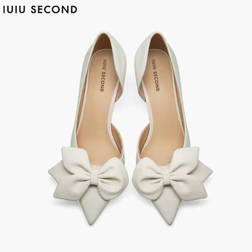 IUIU SECOND 2022夏新款优雅花朵尖头侧空凉鞋高跟鞋U22AH11211 商品图7