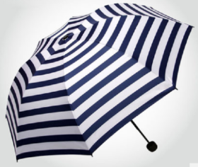 【团购展示】三折晴雨伞-条纹
