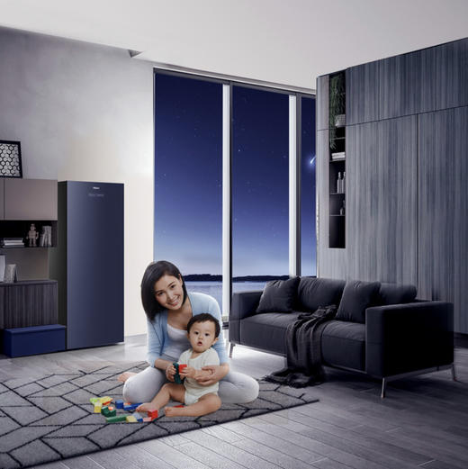 海尔（Haier）冷柜BD-152WGHS9B8立式冷冻柜深海蓝 商品图9