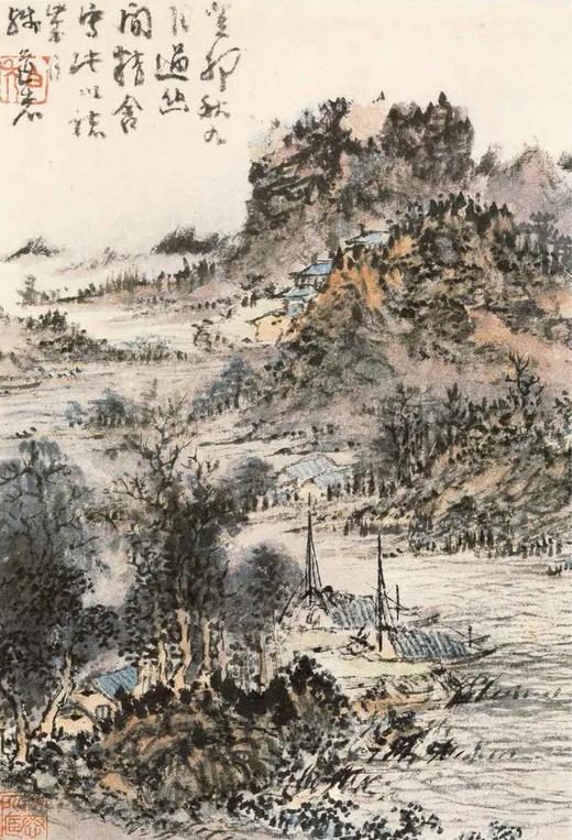 《清四僧册页精选》，100幅，285mm×380mm，单面印刷，浙江人民美术出版社2022年版，定价300，售价240元。

“四僧”， 石涛（原济）、八大山人（朱耷）、髡残（石溪）和渐江（弘仁）四位 商品图13