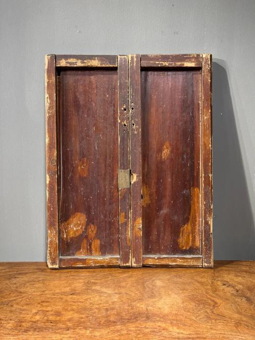 硬木雕花髹漆橱柜门板一对，顺丰包邮 商品图9