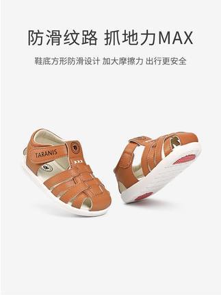 泰兰尼斯夏季新款儿童软底学步鞋婴儿透气机能鞋男宝鞋子女童凉鞋 商品图3