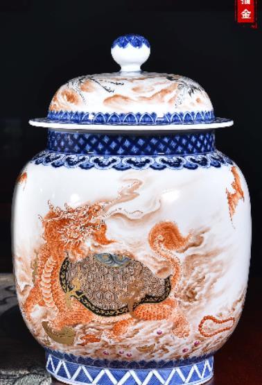 杨海新：《招财纳福盖罐》 商品图0