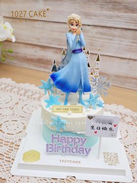 1027CAKE | 冰雪奇缘  爱莎公主 卡通
