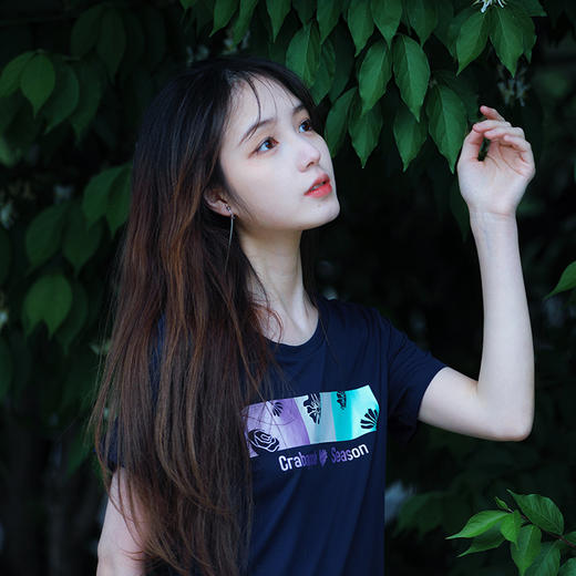 天大海棠季系列·女生运动速干透气短袖T恤 商品图9