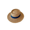 【好看到爆！ins网红草帽】ins网红草帽 女夏天复古英伦平顶礼帽 韩版小清新沙滩防晒遮阳帽潮流-QQ 商品缩略图4