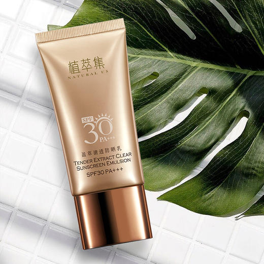【微信专享】植萃集盈萃清透防晒乳50g  SPF30 PA+++【临期25年11月】 商品图2