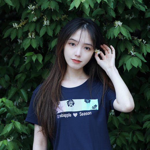 天大海棠季系列·女生运动速干透气短袖T恤 商品图10