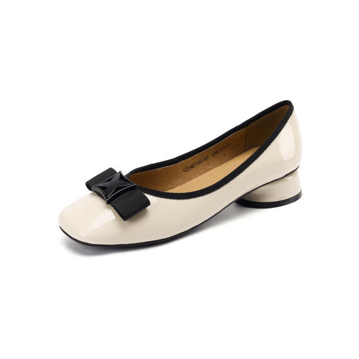 西村名物2022年夏季新款蝴蝶结小香风气质单鞋X22AE11481 商品图3