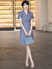 轻熟风西装连衣裙女夏季高级灰色职业正装正式场合工装裙子 商品缩略图3