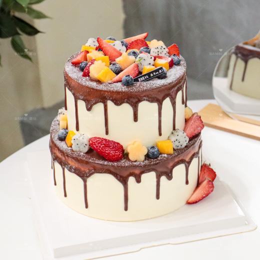 经典水果巧克力淋面蛋糕 商品图2