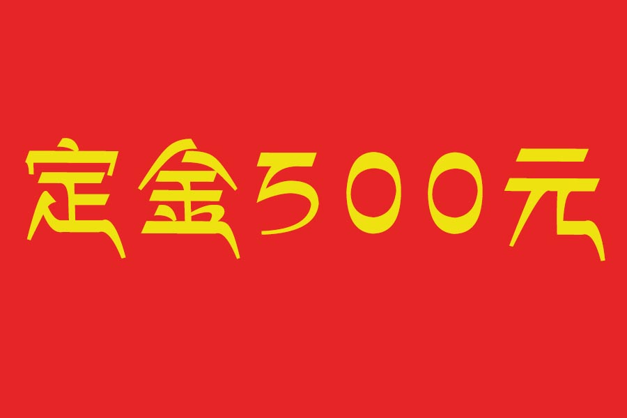 定金500元