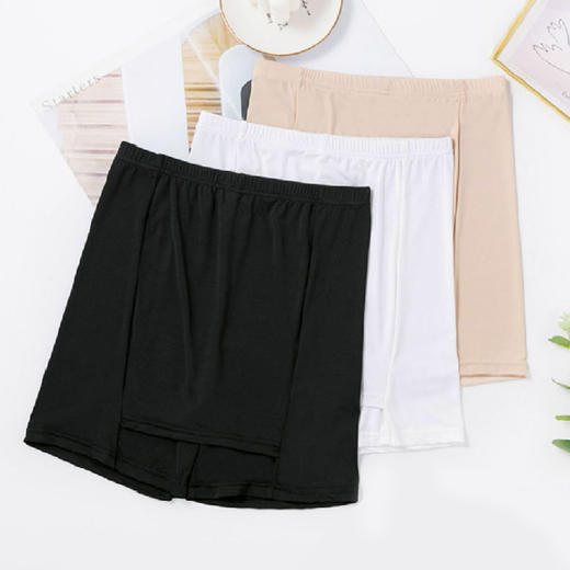 【双层防走光安全裤】夏季加裆遮挡大码打底裤 防走光薄款外穿安全裤 商品图4