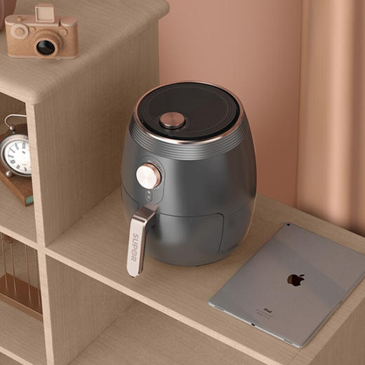 苏泊尔（SUPOR）空气炸锅家用智能无油烟4.5L大容量电炸锅低脂不粘易清洗煎炸锅薯条机KJ45D73 团购热线：13915599506 商品图1