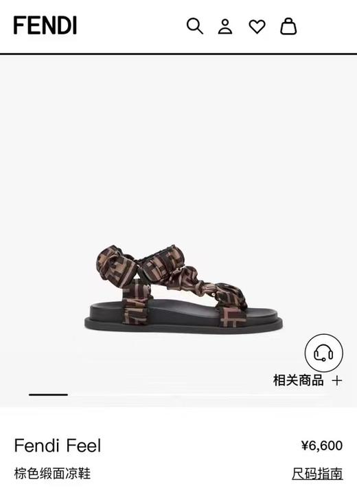 魔术贴老花沙滩凉鞋 商品图2