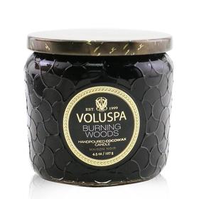 VOLUSPA - 小浮雕香薰蜡烛 - 燃烧的木头