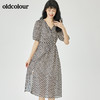oldcolour2022夏季新品通勤气质碎花连衣裙O23101304 商品缩略图1