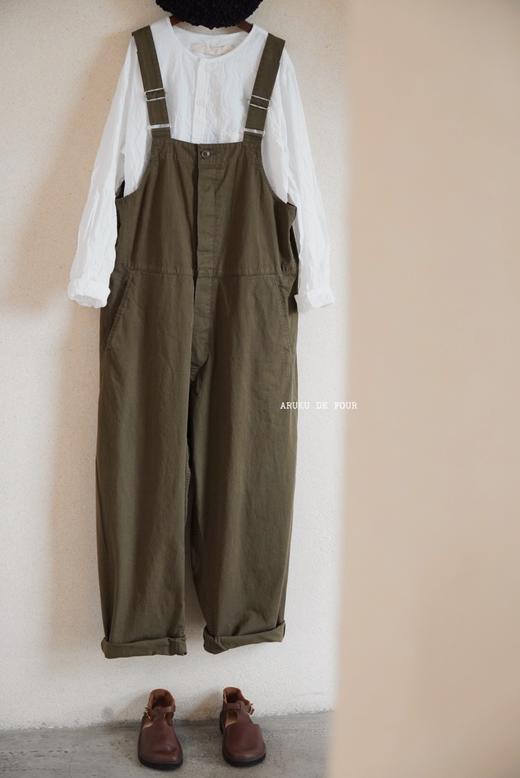 ORDINARY FITS 卡其/藏蓝色背带休闲裤 商品图10