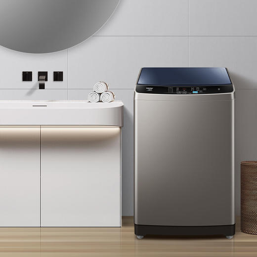 海尔（Haier)  10KG  直驱变频 波轮洗衣机 全自动  蝶型水流 仿生过滤器 租房神器EB100B20Mate1 商品图6