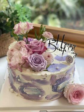 鲜花奶油蛋糕 下单前请仔细阅读商品详情