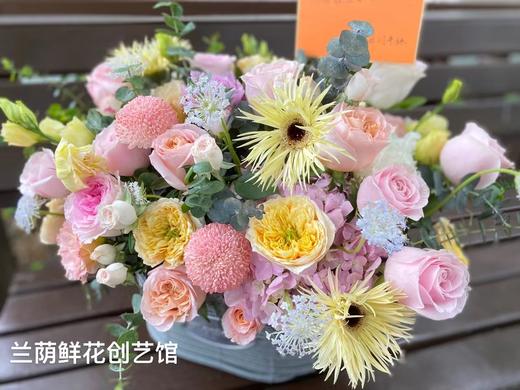 粉色系玫瑰混搭花篮  / 送花到家 / 小寨花店 商品图0