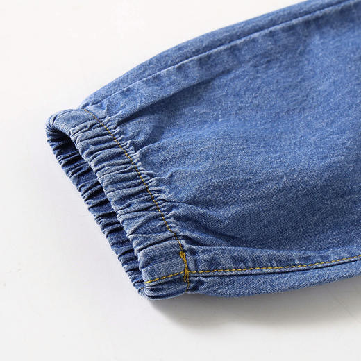 【轻薄透气 纯棉呵护】儿童牛仔防蚊裤夏季薄款男童灯笼裤小童宝宝防蚊裤女童绣花防蚊裤 商品图3